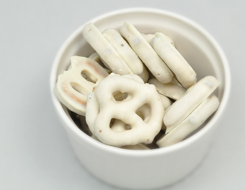 White Chocolate-Covered Pretzels Picture